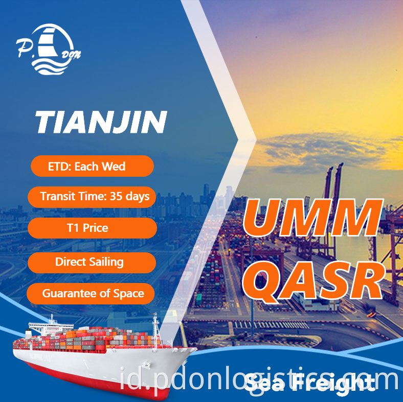 Sea Freight from Tianjin to UMM QASR